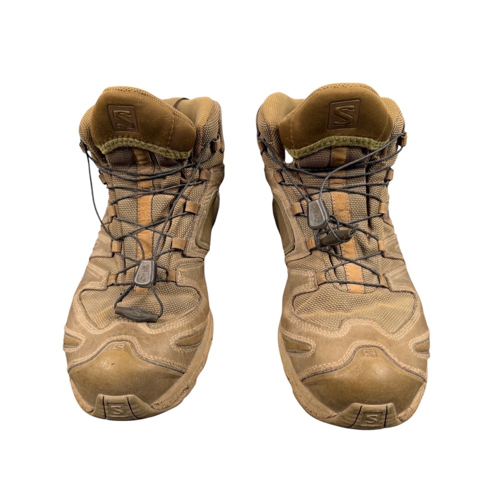 Salomon XA Forces Mid Gore-Tex Mens Hiking Boots Tactical Coyote Brown Size 12